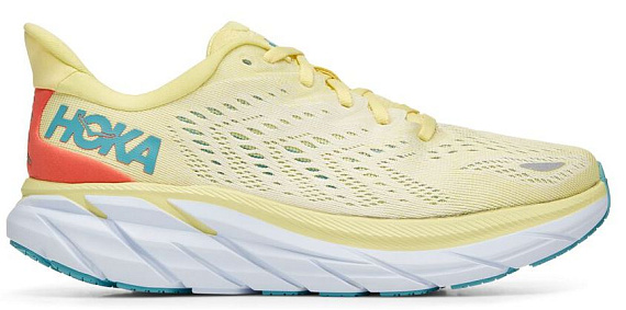 Кроссовки женские Hoka Clifton 8 Yellow Pear/Sweet Corn - Фото 6 большая