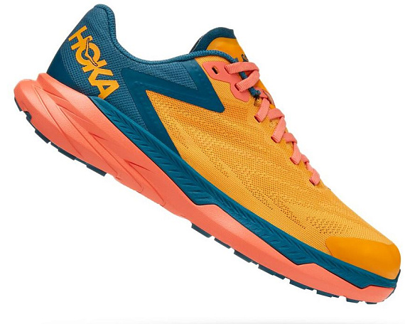 Кроссовки женские Hoka Zinal Radiant Yellow/Camellia - Фото 2 большая