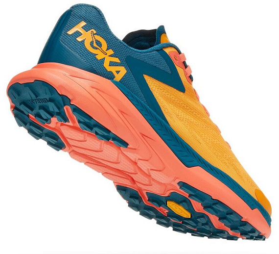 Кроссовки женские Hoka Zinal Radiant Yellow/Camellia - Фото 3 большая