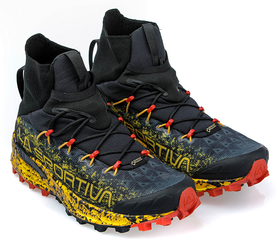 Кроссовки женские La Sportiva Uragano GTX Black/Yellow - Фото 2 большая
