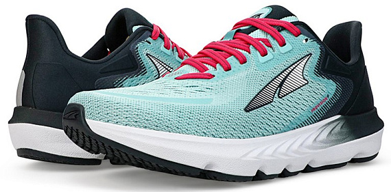 Кроссовки женские Altra Provision 6 Black/Lt Blue - Фото 4 большая