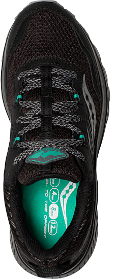 Кроссовки женские Saucony Excursion Tr15 Gtx Black/Charcoal - Фото 3 большая