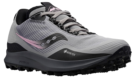 Кроссовки женские Saucony Peregrine 12 Gtx Alloy/Quartz - Фото 2 большая