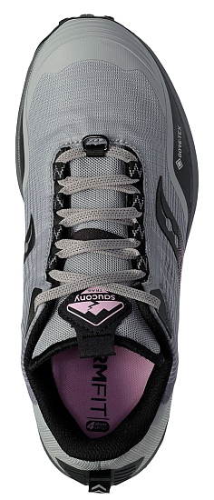 Кроссовки женские Saucony Peregrine 12 Gtx Alloy/Quartz - Фото 4 большая