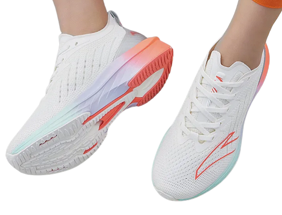 Кроссовки женские Anta Mach Ivory White - Фото 4 большая