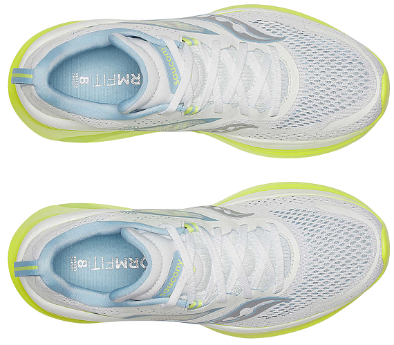 Кроссовки женские Saucony Omni 22 White/Sunny - Фото 3 большая