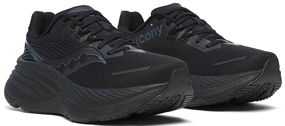 Кроссовки женские Saucony Hurricane 24 Black/Black - Фото 6 большая