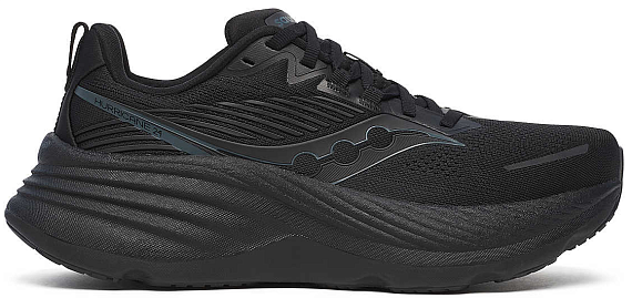 Кроссовки женские Saucony Hurricane 24 Black/Black - Фото 1 большая