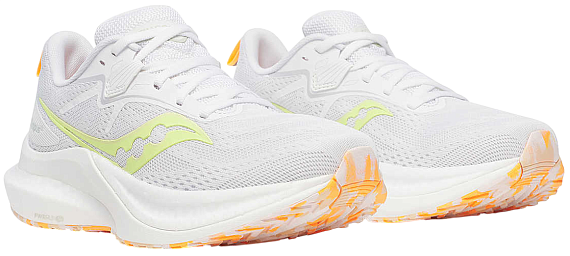 Кроссовки женские Saucony Tempus 2 White/Sunny - Фото 6 большая