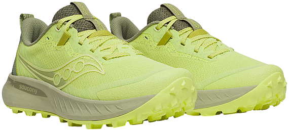 Кроссовки женские Saucony Peregrine 15 Sunny/Hemlock - Фото 6 большая