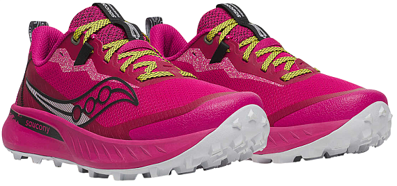 Кроссовки женские Saucony Peregrine 15 Magenta/Black - Фото 6 большая