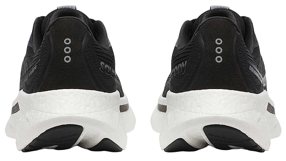 Кроссовки женские Saucony Ride 18 Black/White - Фото 4 большая