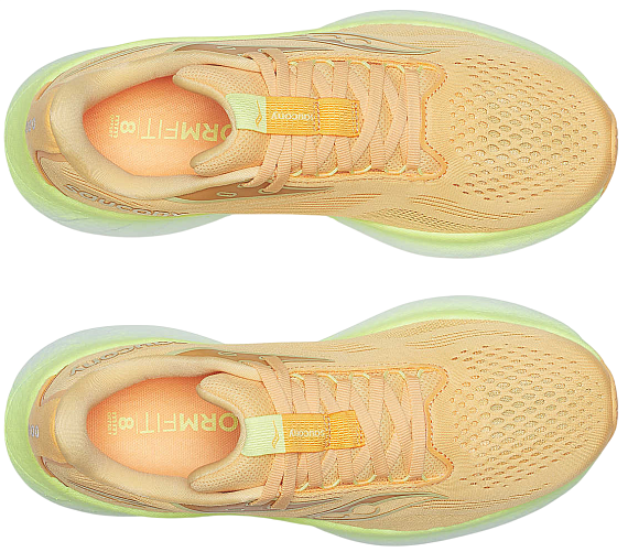 Кроссовки женские Saucony Ride 18 Peach/Sunny - Фото 2 большая