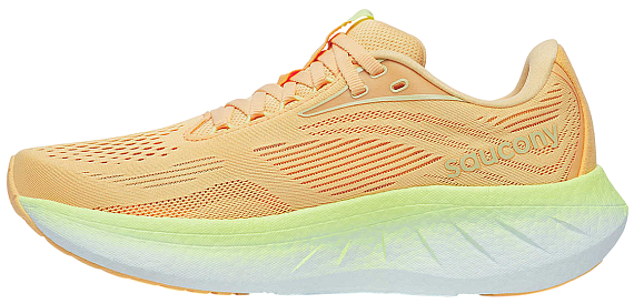Кроссовки женские Saucony Ride 18 Peach/Sunny - Фото 5 большая