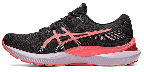 Кроссовки женские ASICS Gel-Cumulus 24 Black/Papaya - Фото 4 большая