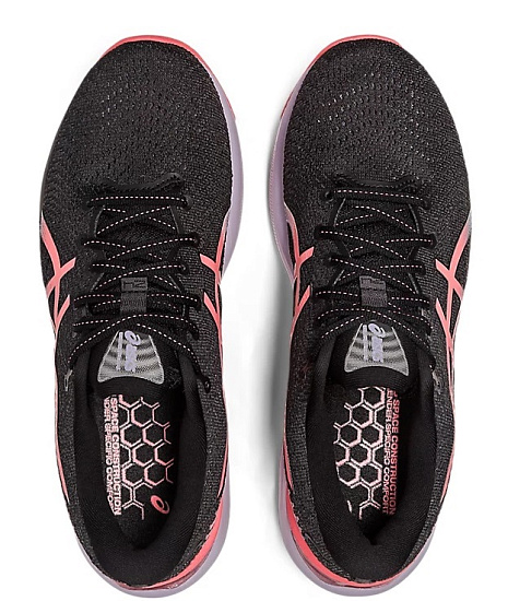 Кроссовки женские ASICS Gel-Cumulus 24 Black/Papaya - Фото 6 большая