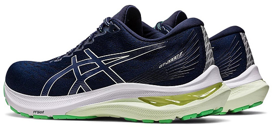 Кроссовки женские ASICS GT-2000 11 Midnight/Whisper Green - Фото 3 большая