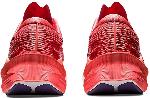 Кроссовки женские ASICS Novablast 3 Papaya/Dusty Purple - Фото 4 большая