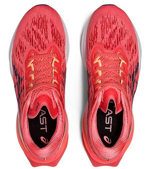 Кроссовки женские ASICS Novablast 3 Papaya/Dusty Purple - Фото 5 большая