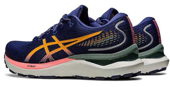 Кроссовки женские ASICS Gel-Cumulus 24 Tr Nature Bathing/Papaya - Фото 3 большая