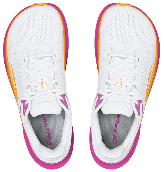 Кроссовки женские Altra Torin 8 White/Orange - Фото 3 большая