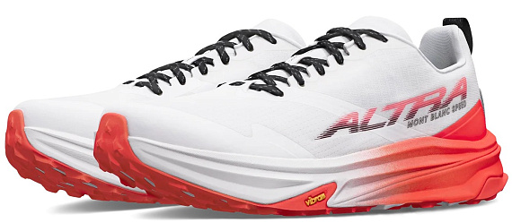 Кроссовки женские Altra Mont Blanc Speed White/Red - Фото 2 большая