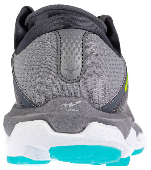 Кроссовки женские Mizuno Wave Horizon 4 Сер/Т.Сер/Гол - Фото 3 большая