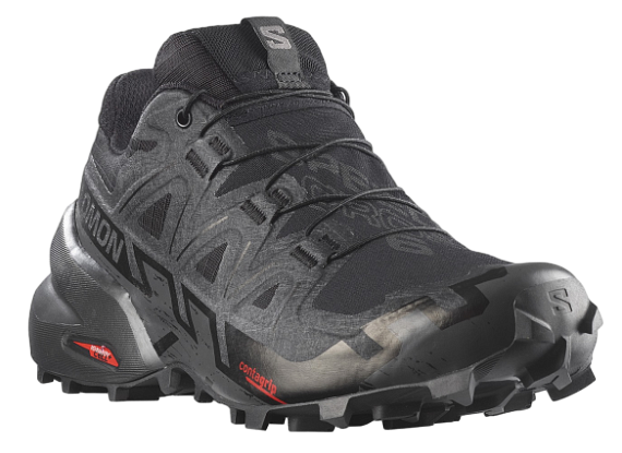 Кроссовки женские Salomon Speedcross 6 Gtx Black/Black/Phantom - Фото 3 большая