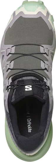 Кроссовки женские Salomon Speedcross 6 Castlerock/Vanilla Ice/Smoke Green - Фото 4 большая