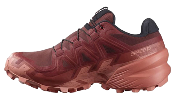 Кроссовки женские Salomon Speedcross 6 Gtx Rum Raisin/Barn Red/Canyon Clay - Фото 3 большая