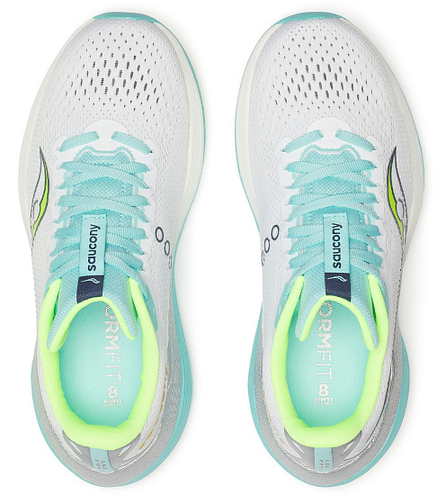 Кроссовки женские Saucony Endorphin Trainer White/Aqua - Фото 2 большая