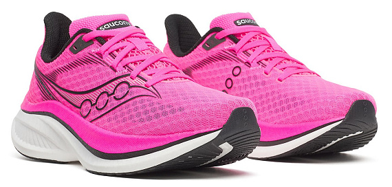 Кроссовки женские Saucony Endorphin Speed 5 Shock/Black - Фото 3 большая