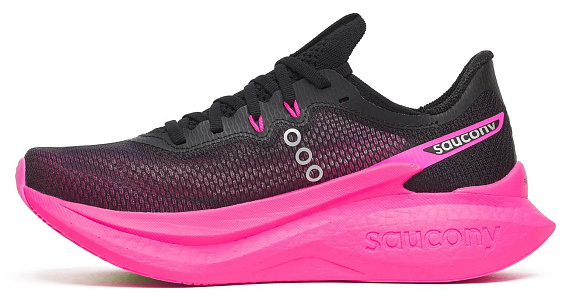 Кроссовки женские Saucony Endorphin Pro 5 Black/Shock - Фото 5 большая