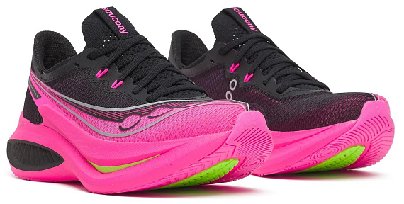 Кроссовки женские Saucony Endorphin Pro 5 Black/Shock - Фото 6 большая