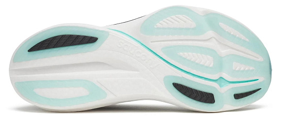 Кроссовки женские Saucony Endorphin Azura Black/White - Фото 2 большая