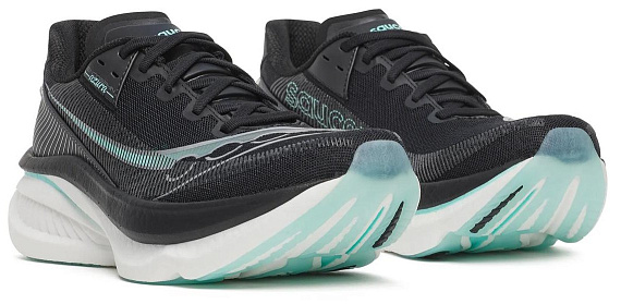 Кроссовки женские Saucony Endorphin Azura Black/White - Фото 6 большая