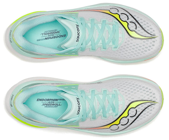 Кроссовки женские Saucony Endorphin Azura White/Splash - Фото 3 большая