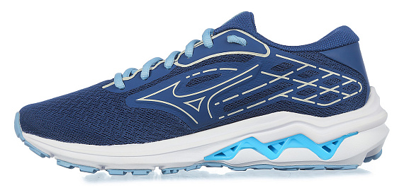 Кроссовки женские Mizuno Wave Equate 8 Estate Blue/River Blue/Glacier - Фото 2 большая