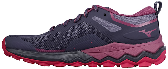 Кроссовки женские Mizuno Wave Ibuki 4 Graystone/Azalea/Violet Quartz - Фото 2 большая