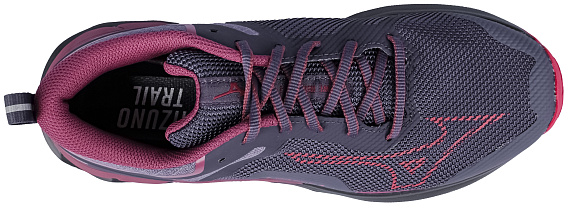 Кроссовки женские Mizuno Wave Ibuki 4 Graystone/Azalea/Violet Quartz - Фото 5 большая