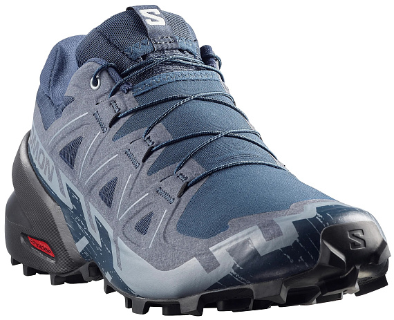 Кроссовки женские Salomon Speedcross 6 Spellbound/Black/Tradewinds - Фото 4 большая