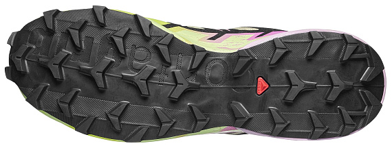 Кроссовки женские Salomon Speedcross 6 Gtx Bog/Dawn Pink/Acid Lime - Фото 7 большая