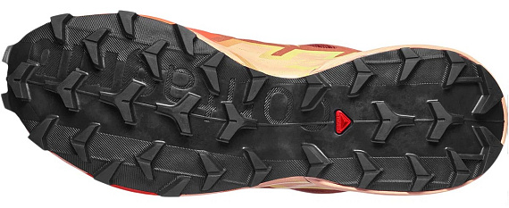 Кроссовки женские Salomon Speedcross 6 Gtx Pecan Brown/Almond Cream/Sunny Lime - Фото 2 большая