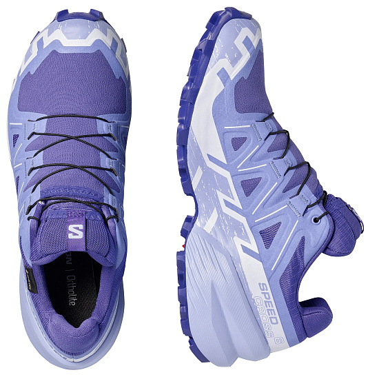 Кроссовки женские Salomon Speedcross 6 Gtx Deep Blue/Brunnera Blue/Persian Jewel - Фото 2 большая