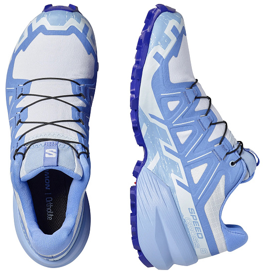 Кроссовки женские Salomon Speedcross 6 Ancient Water/Brunnera Blue/Persian Jewel - Фото 7 большая