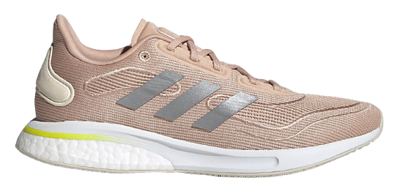 Кроссовки женские Adidas Supernova W Ash Pearl/Crystal White/Acid Yellow - Фото 1 большая