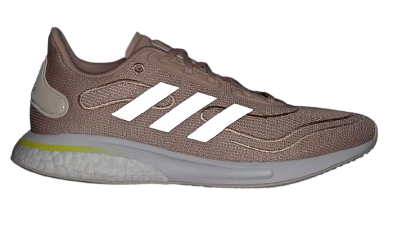 Кроссовки женские Adidas Supernova W Ash Pearl/Crystal White/Acid Yellow - Фото 3 большая