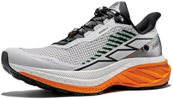 Кроссовки женские Kailas Fuga Elite 3 White Cloud/Titanium Gray/Calendula - Фото 4 большая