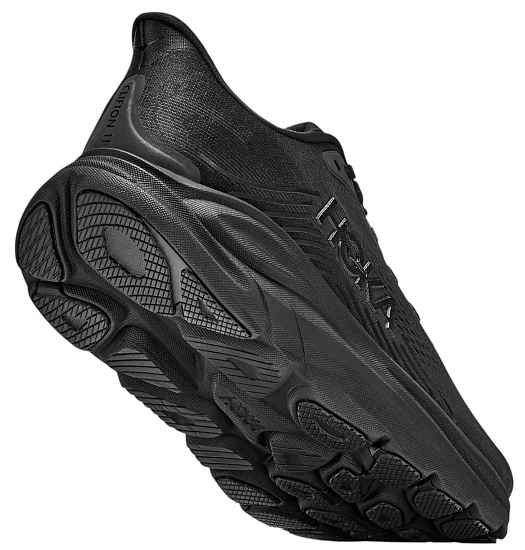 Кроссовки женские Hoka Clifton 11 Black/Black - Фото 3 большая