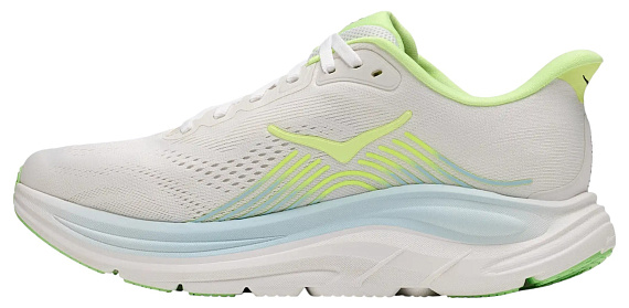 Кроссовки женские Hoka Clifton 11 Frost/Neon Yuzu - Фото 8 большая